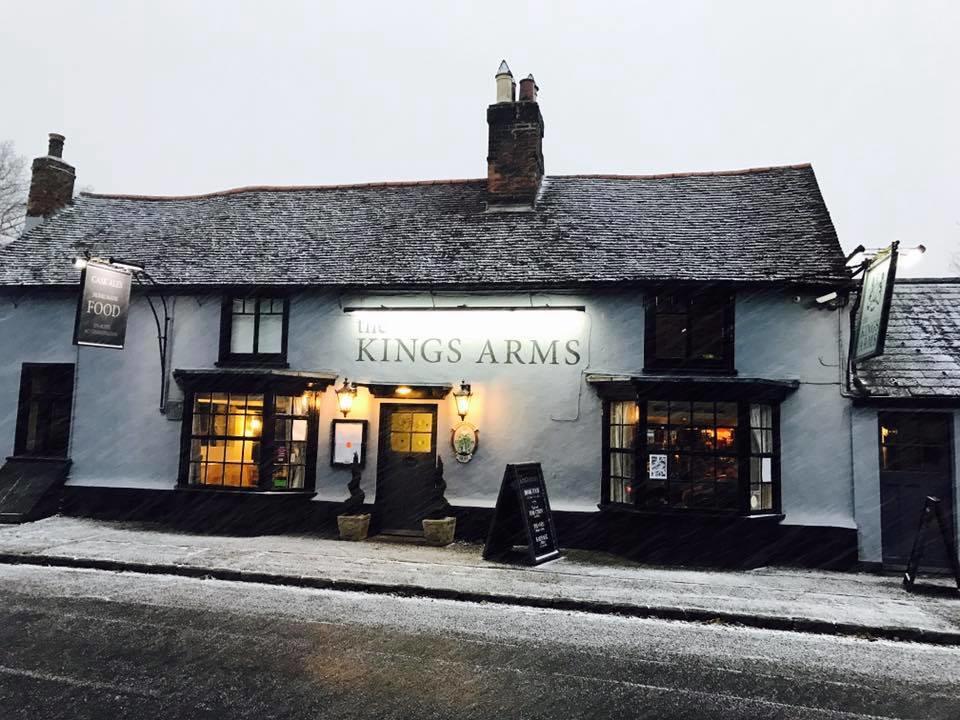 The Kings Arms Hotell Sandy Exteriör bild